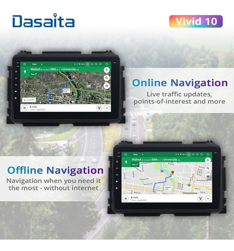 Dasaita Vivido Pantalla Tactil 9 Solo Din Android 10.0 2