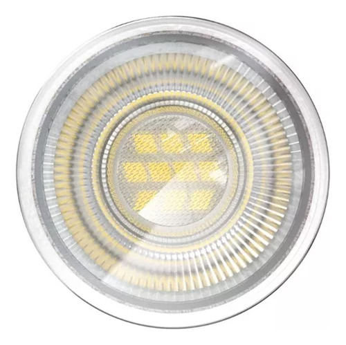 Dicroica Led Vidrio 7w Gu10 Dimerizable Macroled 36° Luz Blanco Frío