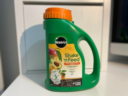 Miracle-gro Fertilizante Cítricos, Aguacate Y Mango 2kg