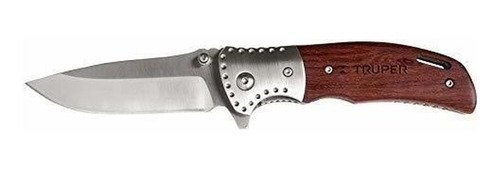 Navaja Abatible, Mango De Madera, 4-3/4' 17023