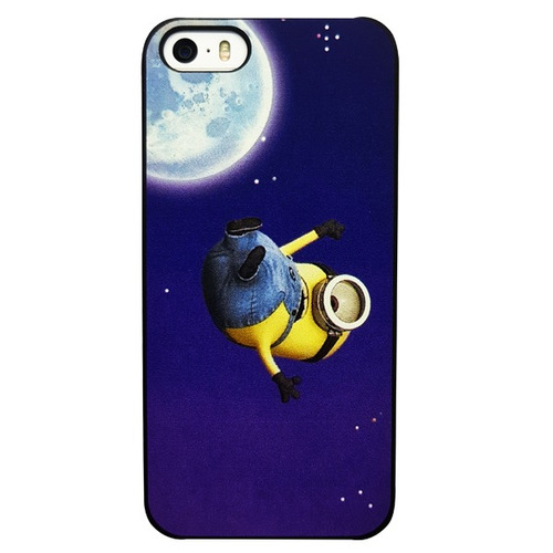 Estuche Duro Minions Para iPhone 5 Y 5s Macrotec