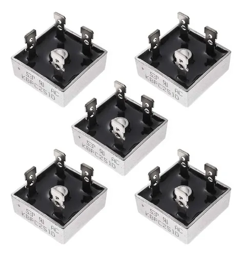 Bridgold 5pcs Kbpcbridge Rectifier Diodo 25a 1000v Single Fa