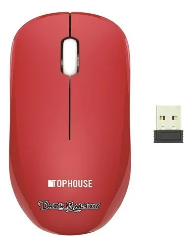 Mouse Inalámbrico Ergonómico Top House Ms66gt Negro! Oferta. Negro