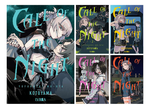 Combo Manga Call Of The Night Tomos 1 Al 5 + Señalador - Dgl