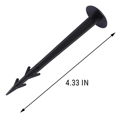 Grapas De Plástico Para Césped W Garden Stakes