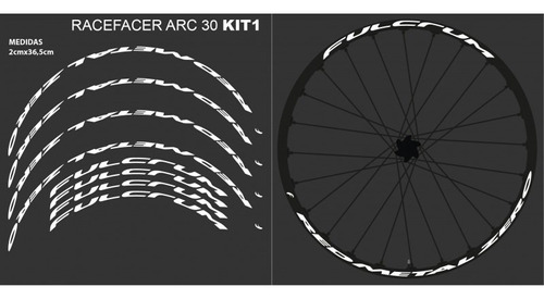 Fullcrum Red Metal Kit1 Rin Sticker Para Rines De Bici Mtb