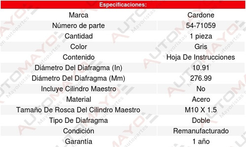 1-booster Frenos Chevrolet V20 Suburban V8 7.4l 1988 Cardone (Reacondicionado)