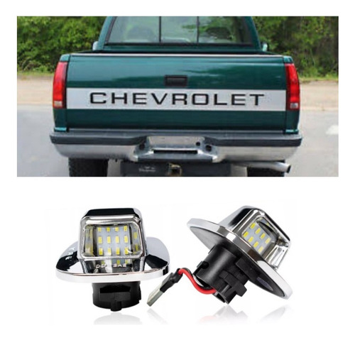 Luz Led Placa Tahoe Silverado Sierra Cheyenne Yukon 88-99 