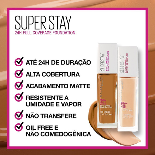 Maquiagem Maybelline Base Líquida Superstay Active Waer 130 130 Buff Bege