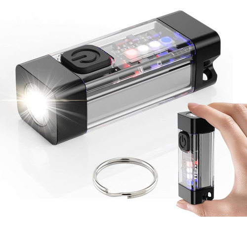 Linterna Mini Edc 700lm Usb-c Con Llavero Magnético