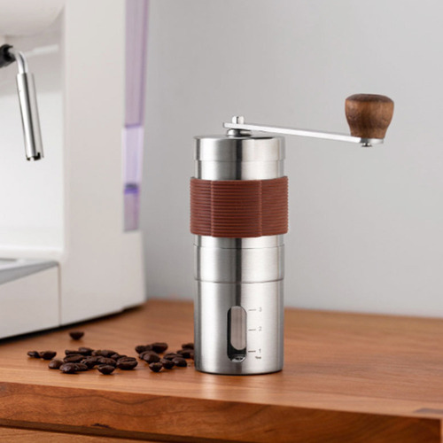 Moedor De Café Manual Ajustável De Aço Inoxidável Du Portabl