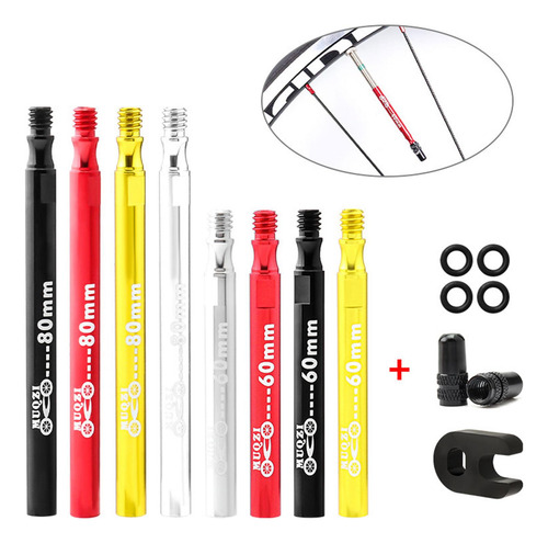 2 Bicicleta Presta Value Extender Values De Tubo De