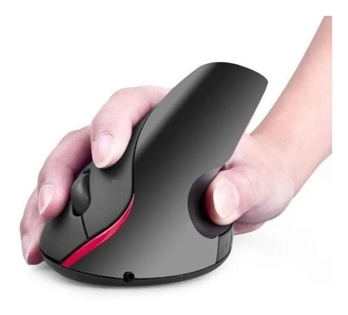 Mouse Óptico Vertical Ergonômico Sem Fio 2.4ghz - 5 Teclas