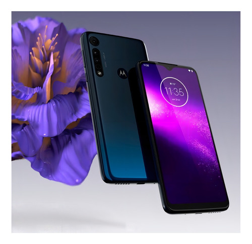 Motorola One Macro 64 GB space blue 4 GB RAM - Bueno (Reacondicionado)