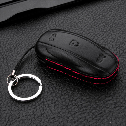 Capa Leather Car Smart Remote Key Fob Case Cover Key Prote