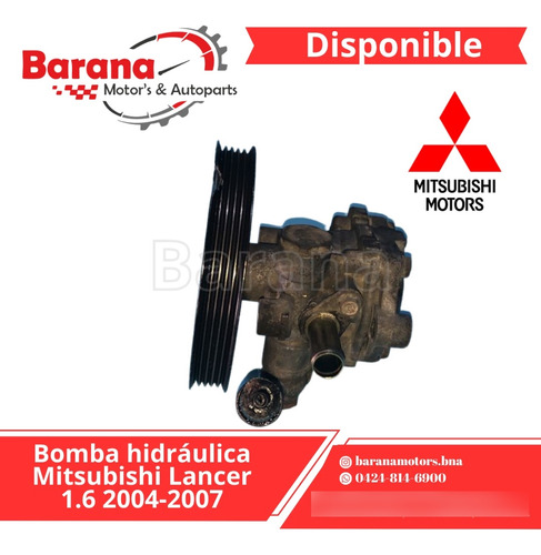 Bomba Hidraulica Mitsubishi Lancer 1.6 2004-2007