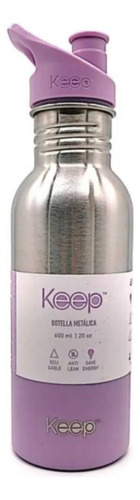 Keep Botella Metálica Lila X 600ml 