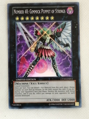 Super Xyz Yugioh Number 40: Gimmik Puppet Of Strings (Usado)
