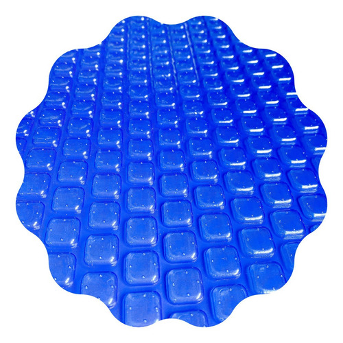 Capa Térmica Para Piscina 8x7 300 Micras + Proteção Uv Cor Azul