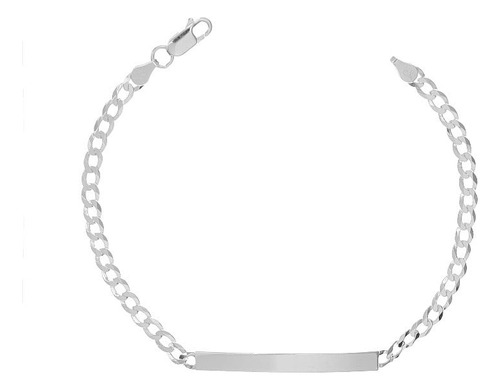 Esclava Unisex Barbada En Plata 925