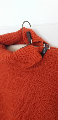 Pullover Sweater Usado Color Terracota Mujer Talle 46