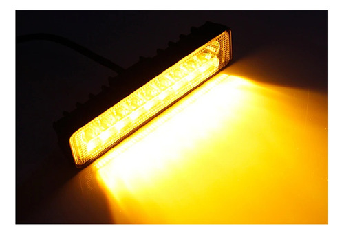 Neblinero Duo 18 Led 12v. Rectangular. Set X2.