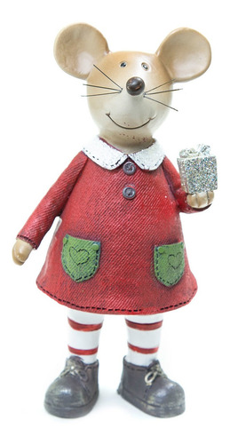 Muñecos Navideños Running Rata Vestido Con Regalo
