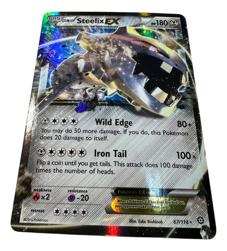 Steelix Ex 67/114 - Steam Siege - Pokemon Tcg