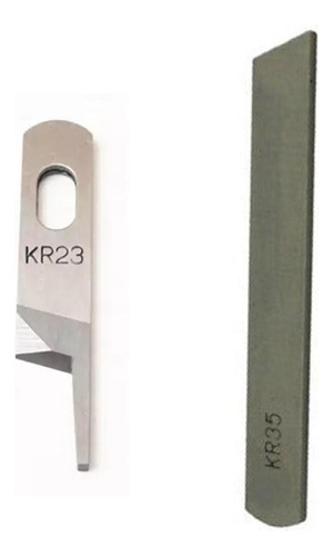 Lâmina Da Máquina Overlock Industrial Kr35 E Kr23 - 1 Par