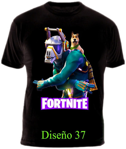 Camiseta Fortnite Gamer Video Juego Heroe Algodon Garantizad