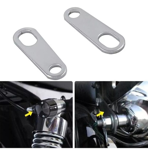 Soporte Par Giros Guiños Moto Cafe Racer Tracker Bobber Pem