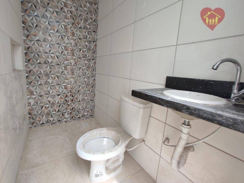 Casa Lado Praia Com Piscina E Churrasqueira Em Itanhaém. - Ca1016