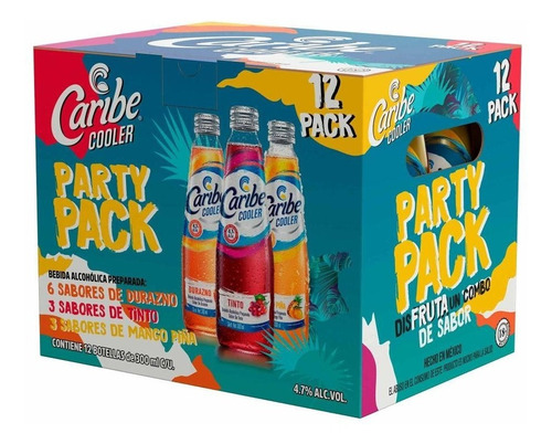 Caribe Cooler Party Pack 12 Piezas