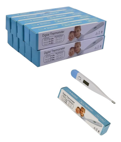 Termómetro Digital Genérico - Set De 10 Piezas Prácticas