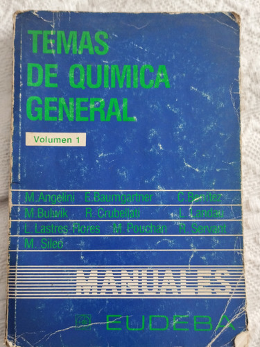 Temas De Química General Volumen 1