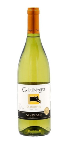 Vino Blanco Chileno Gato Negro Chardonnay 750ml
