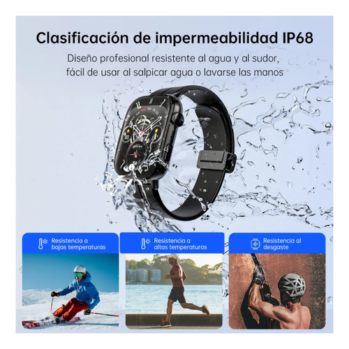 Smartwatch Para Hombre Compatible Con Xiaomi Poco X3 Nfc Plateado Milanese Plateado