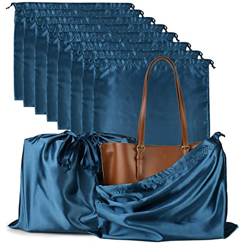 Hamboly Satin Bags 10 Pack Dust Cover Storage Pouch.