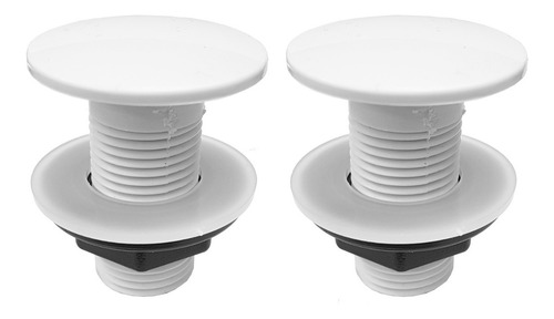 Imagen 1 de 2 de Cubre Agujeros Para Grifería Blanco X 2 Unidades Aquaflex