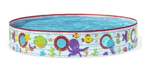 Imagen 2 de 8 de Pileta Infantil Rigida Autoarmable 435 L Bestway 55029