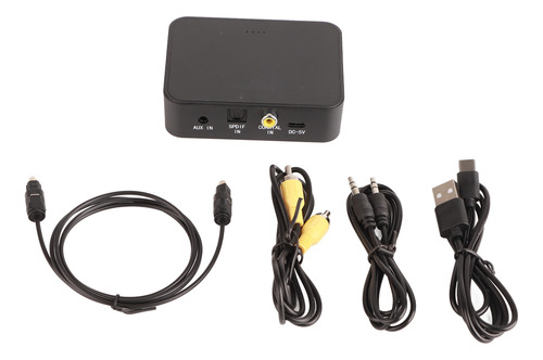 Adaptador De Áudio Bluetooth Aux De Fibra Óptica Coaxial