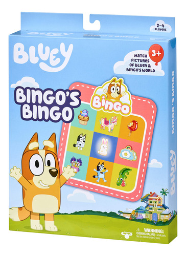 Jogo De Cartas De Bingo Bluey Bingos, Divertido Jogo De Comb