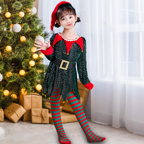 Disfraz De Para Niñas Y Medias Disfraz De Navidad Para