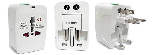 Imagen 4 de 7 de Adaptador Enchufe Universal Viajero Viaje Turismo 110v 220v