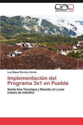 Libro Implementacion Del Programa 3x1 En Puebla - Luis Mi...