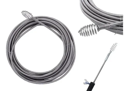 Arame De A\u00e7o Grande E Resistente Para Desentupir Esgoto | MercadoLivre