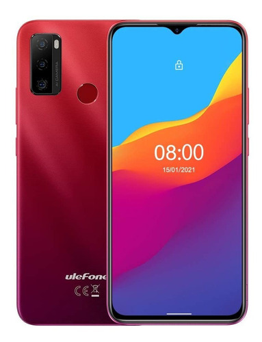 Imagen 1 de 6 de Teléfono Móvil Rojo Ulefone Note 10, Teléfono Inteligente An