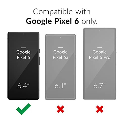 Funda Para Google Pixel 6 Negro A Prueba Golpes - 1