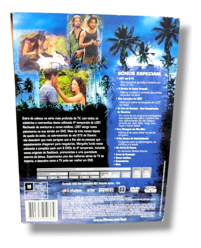 Box Dvd Lost Temporada 4 Completa Dublado - Original (Usado)