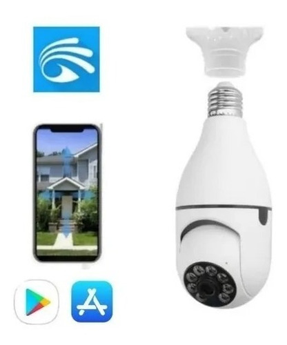 Imagen 4 de 9 de Camara Ip Ampolleta Panorámica Wifi / Yoosee